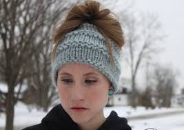 Knit Ponytail Hat
