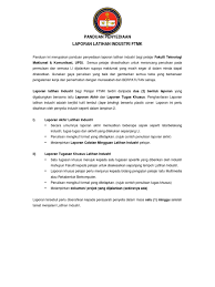 Cabaran dan penyelesaian semasa latihan industri. Laporan Li