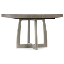 Joined, shaped and sanded solid acacia wood planks with lacquer and wax topcoats. Hooker Furniture Affinity Gray 48 Inch Round Pedestal Dining Table Bellacor