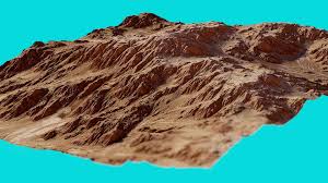 Mars Landscape 6 In 2020 Landscape 3d Model Model