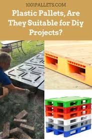 Plastic Pallets Are They Suitable For Diy Projects In 2020 Plastic Pallets Pallet Pallet Furniture