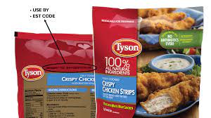 Is recalling about 8.5 million pounds of chicken products that the company and federal officials said could be contaminated with harmful bacteria. Tyson Foods Recalls 12 Million Pounds Of Frozen Chicken Strips