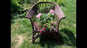 Chair planter wicker planter old wicker chairs wicker furniture wicker dresser wicker couch wicker headboard upholstered chairs wicker baskets. Wicker Rocker Planter 1 In The Series Something Old Is New Again Youtube