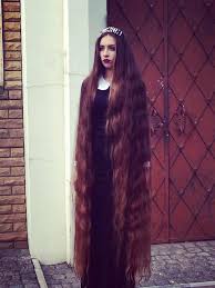 Long Hair Girl Shows Off Her Floor Length Hair Really Long Hair Hair Lengths Very Long Hair