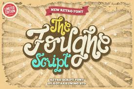 Download this awesome retro font for your digital and print flyers, video game covers, and a handwritten font inspired by the 80's and 90's scene, the 90's moonlight comes with plenty of. The Foughe Script In Fonts On Yellow Images Creative Store