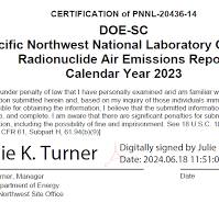 PNNL-Richland Campus Radionuclide Air Emissions Report for ...