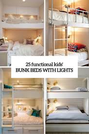 45 Functional And Stylish Kids Bunk Beds With Lights Digsdigs
