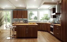 Kitchen Remodel With Dark Oak Cabinets With Bamboo Flooring Dark Oak Cabinets Oak Cabinets Kitchen Remodel