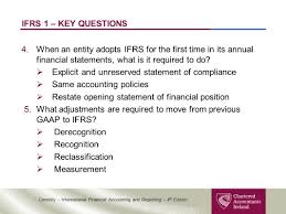 Apr 14, 2021 · financial reporting typically encompasses the following documents and postings: Connolly International Financial Accounting And Reporting 4 Th Edition Chapter 3 First Time Adoption Of International Financial Reporting Standards Ppt Download