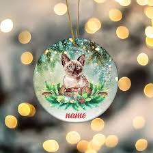 Personalisiertes Katzenornament