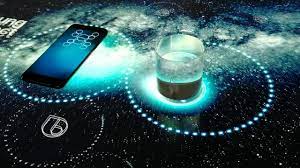 samsung galaxy s8 demonstration at the interactive table 박물관 전시