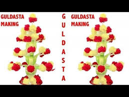 688 ग लदस त Diy New Design Woolen Guldasta Pom Pom Guldasta Banane Ka Tarika Pot Vase Art Gallery Youtube Diy Bouquet Bouquet Design