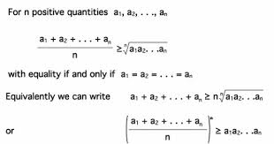 Arithmetic Geometric Mean Inequality Geometric Mean Arithmetic Arithmetic Mean