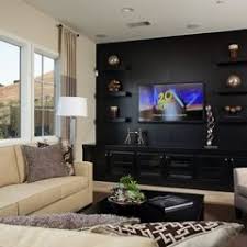 Maybe A Black Accent Wall Media Room Design Black Living Room Remodel Bedroom