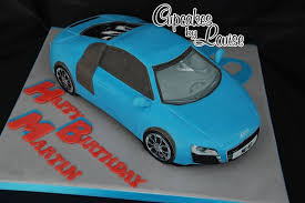 Audi R8 Cake Audi Car Cake Cake