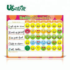 creative magnetic products kids schedule organized weekly planner reward chart buy kids daily reward chore chart personalized kids chart product on