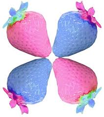 Blue Pink Strawberries Tumblr Transparents Tumblr Pattern Pastel Aesthetic