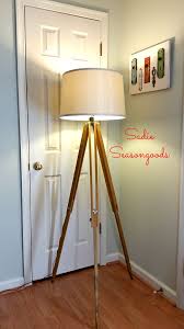 Industrial Floor Lamp Tripod Floor Lamp By Upcycling A Surveyors
