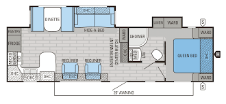 It comes with 2 bedrooms, a sitting room, bathroom design and kitchen as illustrated in the photo. 2016 Eagle Luxury Travel Trailer Floorplans Prices Jayco Inc
