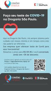 Dessa forma, os municípios que aderirem possuem a possibilidade Faca Seu Teste De Covid 19 Nas Drogarias Pacheco E Sao Paulo Conveniadas Da Anfip Anfip Associacao Nacional Dos Auditores Fiscais Da Receita Federal Do Brasil
