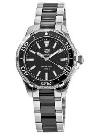 Check spelling or type a new query. Tag Heuer Aquaracer Lady 300m 35mm Black Ceramic Steel Diamond Bezel Women S Watch Way131g Ba0913 Watchmaxx Com