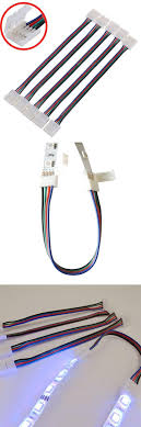 Visit To Buy Free Shipping 10 20 50pcs Pack 4 Pin Connecting Corner 4pin Rgb Connector Pcb Adapter For Rgb Led Strip Lights Led Strip Lighting Strip Lighting