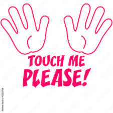 Touch Me Please Stock Illustration | Adobe Stock