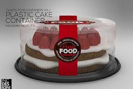 Mailing box mockup featuring a solid color backdrop. Cake Container Packaging Mockup Food Mockup Cake Candy Packaging