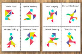 Tangram puzzles may boost spatial skills, enhance math performance, and stimulate math skills. Printable Tangram People Puzzle Activity