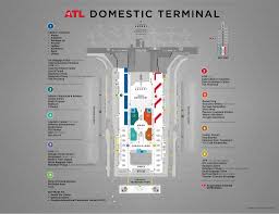 Atl International Airport Map Guide Maps Online Atl International Airport Map Airport Map Atlanta Airport Map
