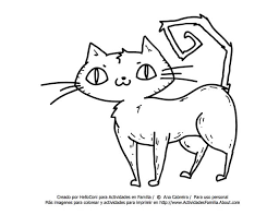 10 Dibujos De Halloween Para Imprimir Y Colorear Halloween Para Colorear Dibujos De Halloween Gatito Para Colorear