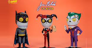 The Toy Chronicle Pre Order Unruly Industries Batman X The Joker X Harley Quinn Calavera By Jose Pulido X Sideshow Collectables That is up to miss serizawa.. joker x harley quinn calavera