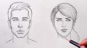 To learn how to draw a male face or a young girl, read on! How To Draw Faces Youtube