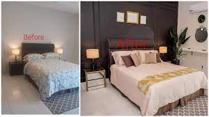 Suasana nyaman dan damai membantu membuat perabot dan perabot, jadi untuk penyelesaian reka bentuk yang ideal terdapat pilihan pada almari terbina dalam. Idea Deko Bilik Tidur Tema Hitam Gold Yang Sangat Wow Pasangan Ini Kongsikan Langkahnya