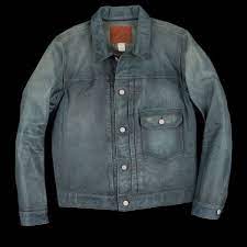 Unionmade Rrl Limited Edition Leather Clay Jacket In Indigo Fantastic Clothes Jackets Indigo