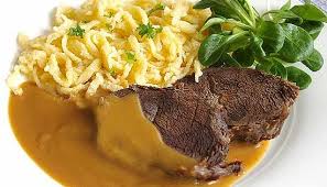 Schwabischer Sauerbraten Mamas Rezepte Mit Bild Und Kalorienangaben Rezept Sauerbraten Sauerbraten Schwabische Gerichte