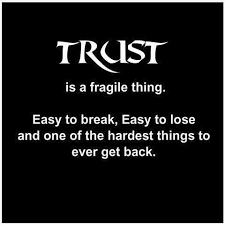 Trust Is A Fragile Thing Easy To Break Easy To Lose And One Of The Hardest Things To Ever Get Back Trust Quotes Trust No One Quotes Life Quotes