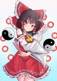 東方project 霊夢さん むっく氏のイラスト pixiv 東方 かわいい カワイイアニメ かわいいアニメガール