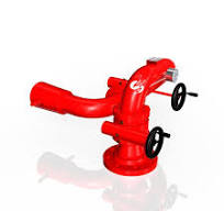 Marine and Land Factory Sales High Flow Long Range Remote Control Fixed  Fire Water Cannon