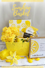 This past week, a dear friend of mine has been having such a rough time… one sick kiddo (hospitalized sick) after another. Sunshine Basket With Free Printables Housewife Eclectic