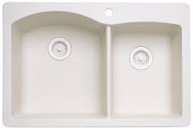 undermount double bowl granite sink