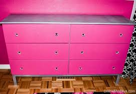 Crafting Diva How To Diy Glittery Painted Dresser Glitter Spray Paint Diy Painted Dresser Diy Dresser