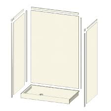 It's softly textured wall system has a durable veritek construction that resists chips and scratches. Swanstone Shower Walls Surrounds At Lowes Com