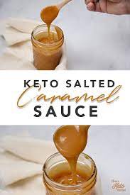 Keto Caramel Sauce With Allulose Recipe Salted Caramel Caramel Sauce Salted Caramel Sauce