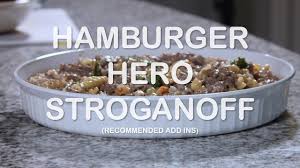 It's creamy, hearty, and filling… perfect for cooler weather. Recipe Hamburger Hero Stroganoff Add Ins Youtube