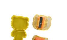 Pencil Sharpener Pack Of 4 Pencil Sharpener Manual Cute Cartoon Bear  Colored Hand Held Pencil Sharpeners 2 Holes For Kids