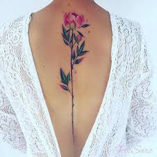 See more ideas about tattoos, spine tattoos, body art tattoos. Flower Tattoos Flower Spine Tattoo 40 Spine Tattoo Ideas For Women Flowers Tn Leading Flowers Magazine Daily Beautiful Flowers For All Occasions