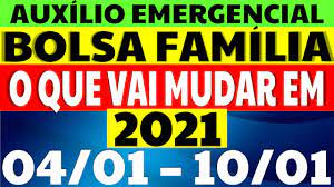 O calendário bolsa família 2021 é algo extremamente importante para as pessoas que recebem este benefício, pois ele determina a data do exatamente pela alta quantidade de pessoas dependentes e interessadas no calendário bolsa família 2021 e na alta quantidade de dúvidas que ele pode gerar. 04 01 10 01 Mudancas Bolsa Familia 2021 Auxilio Emergencial Calendario Dos Ultimos Pagamentos Youtube