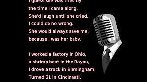 Blake Shelton The Baby Lyrics Youtube