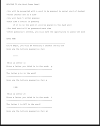 How to find the first and last character of a string in java. I Need Help Building This Game Using Programing C Chegg Com